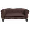 vidaXL Hundebett Braun 70x45x30 cm Kunstleder
