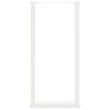 vidaXL Bartischbeine U-Form 2 Stk. Wei&szlig; 40x(100-101) cm Stahl