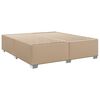 vidaXL Bettgestell Cappuccino-Braun 200x200 cm Kunstleder