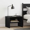 vidaXL Nachttisch 2 pcs Schwarz Eichen-Optik 40 x 40 x 30 cm