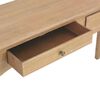 vidaXL Konsolentisch mit 2 Schubladen 110x35x76cm Massives Kiefernholz