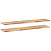 vidaXL Schweberegale 2 Stk. 120x30x2 cm Massivholz Akazie &Ouml;lbehandelt