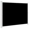 vidaXL Seitenmarkise Ausziehbar 220x314 cm Schwarz