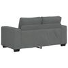vidaXL 2-Sitzer-Sofa Dunkelgrau 120 cm Stoff