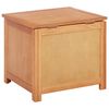 vidaXL Aufbewahrungsbox mit Speicher Natur 50 x 45 x 45 cm