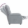 vidaXL Relaxsessel Hellgrau Stoff