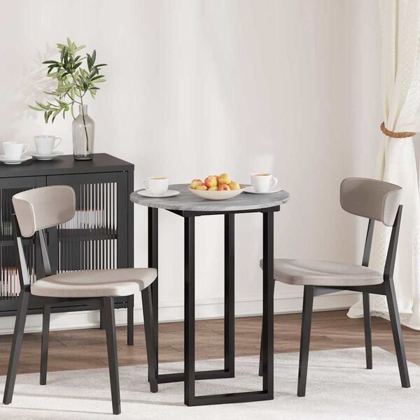 vidaXL Tischplatte Grau Sonoma 60 x 60 x 1,5 cm Holzwerkstoff