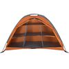 vidaXL Camping-Organizer-Zelt 9 Fächer Grau Orange Wasserdicht