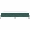 vidaXL Boxspringbett mit Matratze Dunkelgr&uuml;n 120 x 190 cm Stoff