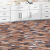 vidaXL Bodenplanken 18 pcs Mehrfarbig 2,51 m&sup2; PVC