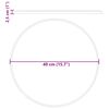 vidaXL Tischplatte Creme &Oslash;40x2,5 cm Marmor
