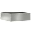 vidaXL Rasenkante 40 x 40 x 13 cm Verzinkter Stahl Silber