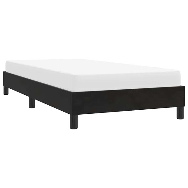 vidaXL Bettgestell ohne Matratze Schwarz 100x210 cm Samt