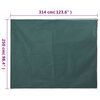 vidaXL Wintervlies mit Rei&szlig;verschluss 10 Stk. 70 g/m&sup2; 3,14x2,5 m