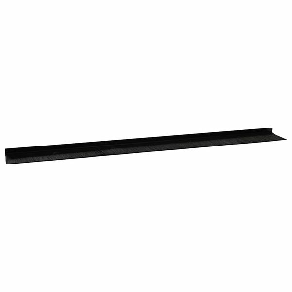 vidaXL Selbstklebende T&uuml;rb&uuml;rstendichtungen 2 pcs Schwarz 100 cm