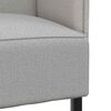 vidaXL Hoher R&uuml;cken Sofa 101cm Wolkengrau Stoff