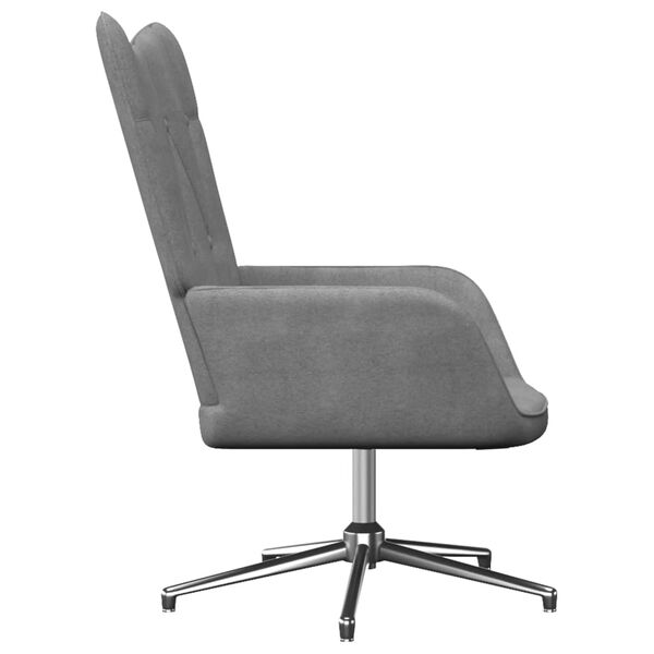vidaXL Relaxsessel Dunkelgrau Stoff