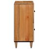vidaXL Sideboard mit Speicher Natur 60 x 33 x 75 cm Massivholz Mango