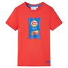 Kinder-Kurzarmshirt Rot 104