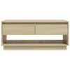 vidaXL Couchtisch Sonoma-Eiche 102,5x55x44 cm Holzwerkstoff