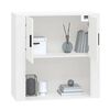 vidaXL Wandschrank Wei&szlig; 80x33x80 cm Holzwerkstoff