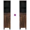 vidaXL Waschbeckenschrank Walnuss 38 x 33 x 160 cm Holzwerkstoff