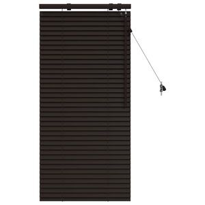 vidaXL Venezianische Jalousie Dunkelbraun 60 x 130 cm 35 mm
