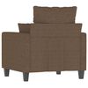 vidaXL Sessel Braun 60 cm Stoff
