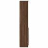 vidaXL Highboard Braun Eichen-Optik 37,5x35x180 cm Holzwerkstoff