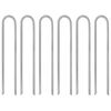 vidaXL Zeltheringe 6 Stk. U-Form 30 cm &Oslash;8,5 mm Verzinkter Stahl