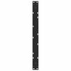vidaXL Couchtischbeine V-Form 2 St&uuml;ck Schwarz 70x(30-31,3) cm Stahl