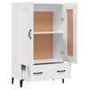 vidaXL Highboard Wei&szlig; 70x31x115 cm Holzwerkstoff