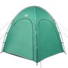 vidaXL Poolzelt 366 x 305 x 231 cm Polyester und Fiberglas Meergr&uuml;n