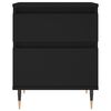 vidaXL Nachttische 2 Stk. Schwarz 40x35x50 cm Holzwerkstoff