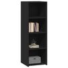vidaXL Highboard Schwarz 40x41x124 cm Holzwerkstoff