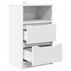 vidaXL Nachttische 2 pcs Wei&szlig; 40 x 30 x 467 cm Holzwerkstoff