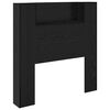 vidaXL Kopfteil Schwarz Eichen-Optik 100 x 15 x 103,5 cm Holzwerkstoff