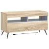 vidaXL LED-TV-Schrank Sonoma-Eiche Holzwerkstoff
