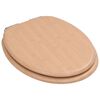 vidaXL Toilettensitze 2 Stk. mit Soft-Close-Deckel MDF Bambus-Design
