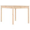 vidaXL Gartentisch 121x82,5x76 cm Massivholz Kiefer