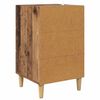 vidaXL Nachttisch Altholz 40 x 40 x 66 cm Holzwerkstoff