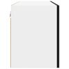 vidaXL H&auml;ngeschrank Schwarz Eichen-Optik 80 x 31 x 40 cm Holzwerkstoff