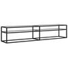 vidaXL TV-Schrank Transparent 200x40x40,5 cm Hartglas
