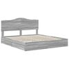 vidaXL Aufbewahrungsbett Graues Sonoma 180 x 200 cm Holzwerkstoff
