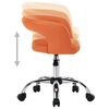 vidaXL Esszimmerst&uuml;hle 6 Stk. Orange Kunstleder