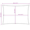 vidaXL Sonnensegel Oxford-Gewebe Rechteckig 2,5x4 m Terrakotta-Rot