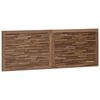 vidaXL Kopfteil Wandmontiert Natur 140 cm Massivholz Teak