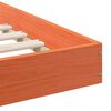 vidaXL Bettrahmen Wachsbraun 180 x 220 cm Massives Kiefernholz