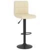 vidaXL Barhocker 2 Stk. Creme Stoff
