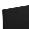 vidaXL Bettgestell Schwarz Stoff 90x200 cm